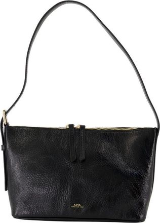 A.P.C. Vera Shoulder Bag - Leather - Black