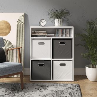 Vicco Librer&iacute;a, Blanco, 72 X 90.2 Cm 4 Compartimentos, Vicco