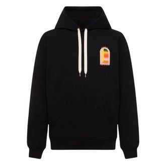 Casablanca Gradient Arch Logo Zwarte Hoodie
