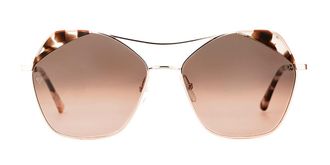 Etnia Barcelona Kalahari Sun HVPK Womens Sunglasses Gold Size 57