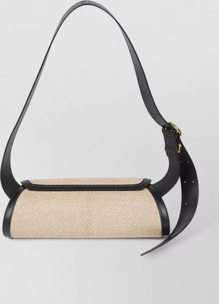 Jil Sander cannolo small belt bag textured trim