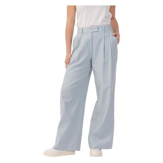 Kocca Wide Trousers, female, Blue, Size: XL Casual chic wide legged trousers