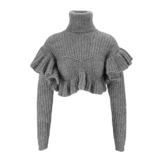 Elisabetta Franchi Maglia Tricot - - Knitwear - Donna - Grigio - S
