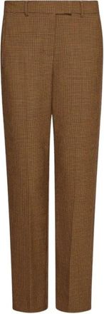 Marella Slim-fit broek - Dames - Slim Fit Broeken - Bruin - S - Leer - Broeken
