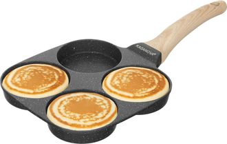 KASANOVA Padella 4 pancake 9 cm grigio