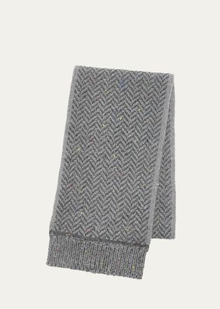 Gabriela Hearst Stanza Herringbone Cashmere Scarf