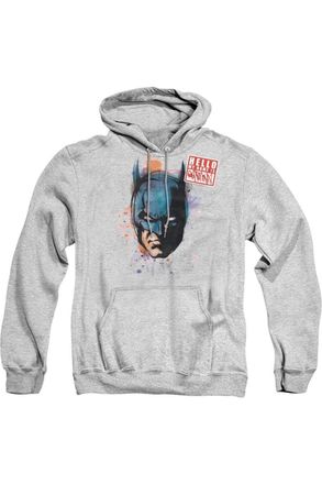 Gildan Batman Hello Adult Pull Over Hoodie / Hooded Sweatshirt