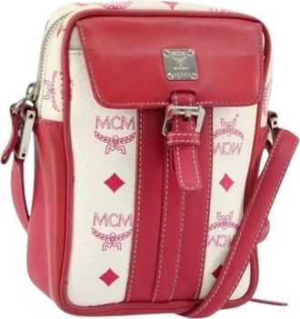 MCM Pre-owned Cross Body Bags, female, Multicolor, Size: ONE SIZE Pre-owned Plastic Shoulder Bag