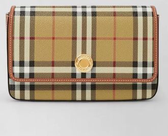 Burberry hampshire mini check crossbody bag satchel