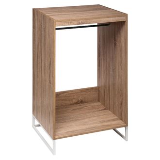 Five Armario Abierto En Madera Natural Orso 60x50x H105 Cm