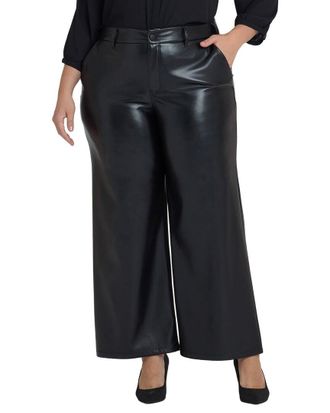 NYDJ Plus Trouser Black Wide leg Jean