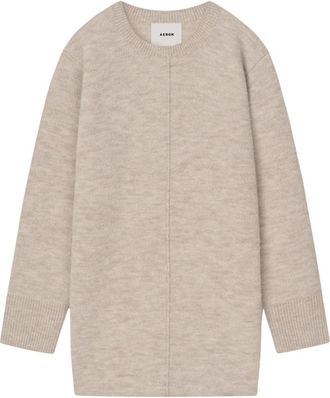 &Aacute;eron Truien & Vesten, Dames, Grijs, M, Wol, Nelli Sweater