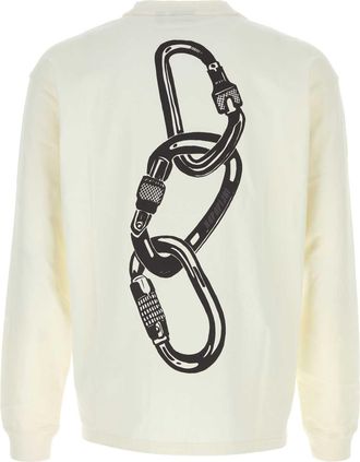 Napapijri Mens White Cotton T-Shirt Exterior