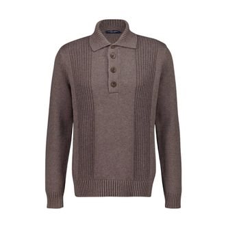 Frescobol Carioca Truien & Vesten, Heren, Grijs, L, Katoen, Romano Katoen-Kasjmier Polo