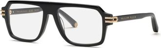 Philipp Plein Glasses - Heren - Brillen - Zwart - 56 MM - Accessoires
