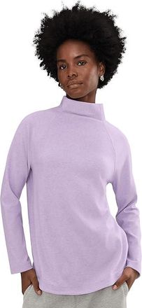 Vineyard Vines Funnel Neck Top Womens T Shirt Lilac Breeze : XS, Polyester/Rayon/Spandex