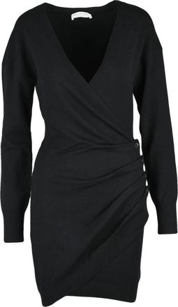 Philosophy di Lorenzo Serafini Mini abito in maglia - Dames - Korte kleedjes - Zwart - S - Wol - Kleedjes