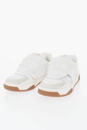 Valentino GARAVANI Sneakers Basse in Pelle con Chiusura in Velcro Valentino