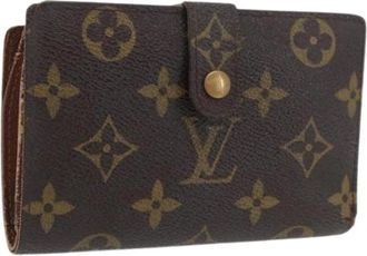 Louis Vuitton Pre-owned Monogram Canvas Wallet - Dames - Vintage Accessoires - Bruin - ONE Size - Vintage