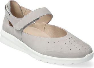Mephisto Marsia Mary Jane Flat in Light Grey at Nordstrom, Size 10.5
