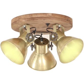 vidaXL Lampada a Sospensione Industriale 25 W Ottone 42x27 cm E27 vidaXL