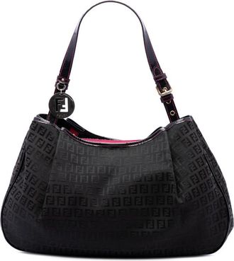 Fendi Pre-owned Fendi Zucchino Canvas Shoulder Bag Ladies CZ78NCD9D4VF7BB2