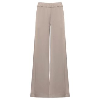 D.exterior Broeken, Dames, Beige, M, Wide Broeken