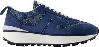Lanvin Bumpr Sneakers - Dames - Sneakers - Blauw - 37 EU - Leer - Schoenen