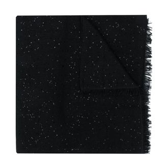 Brunello Cucinelli Bufanda con Adornos de Lentejuelas - Accessories - Mujer - Negro - ONE SIZE