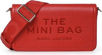 Marc Jacobs De Leren Mini Tas - Dames - Schoudertassen - Rood - ONE Size - Leer - Tassen