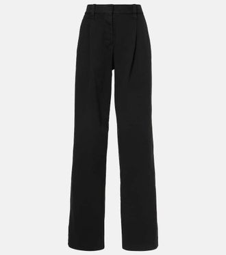 Brunello Cucinelli High-rise wide-leg jeans