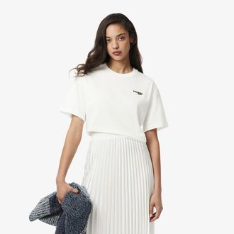 Lacoste T-shirt met korte mouwen en ronde hals