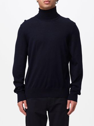 HUGO BOSS Dolcevita in puro cashmere con spalle scese e finiture a costine