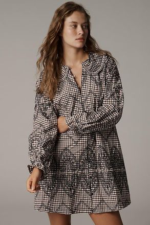 Pilcro The Keira Long-Sleeve Shirt Dress by Pilcro