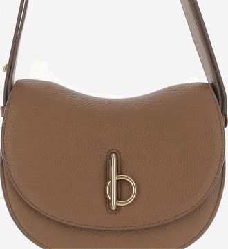 Burberry Womens Small Rocking Horse Bag Beige Calfskin Handbags Hand