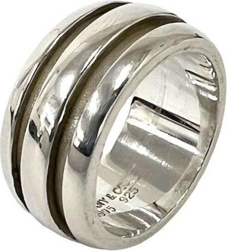 Tiffany & Co. Silver Silver 925 Band Ring (Pre-Owned)