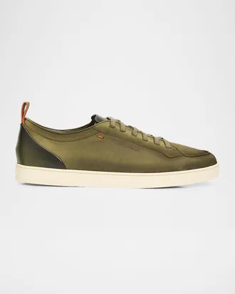 Santoni Men & apos;s Off-Duty Nubuck Sneakers