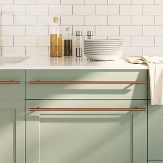 vidaXL Maniglie per Mobili 20 pz Bronzo 480 mm in Acciaio Inox - Vidaxl