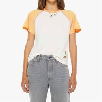 Mother Half Square Top In Antique White