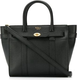 Mulberry Mini Zipped Bayswater Tote - Dames - Shoppers - Zwart - ONE Size - Tassen