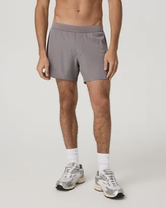 Vuori Clothing Qualify Shorts Lined 5 | Smokey Grey | XS, Size Extra Small