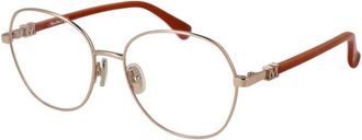 Max Mara Gouden Dames Optische Monturen - Dames - Brillen - Geel - ONE Size - Accessoires