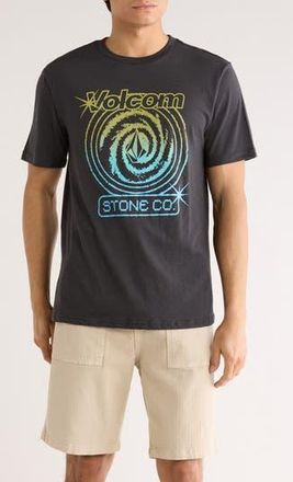 Volcom Deep Trance Graphic T-Shirt in Washed Black Heather at Nordstrom Rack, Size Medium