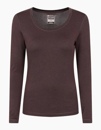 Mountain Warehouse Womens Mountain Warehouse Womens/Ladies Keep The Heat Thermal Top - Brown - Size: 10