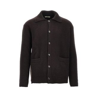 PIACENZA 1733 Cardigan in lana vergine - - Knitwear - Uomo - Marrone - L