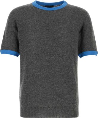Prada Maglione a maniche corte - Grigio