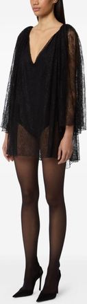 Nina Ricci Womens Velvet Ribbon Body Black Polyamide Tops Top