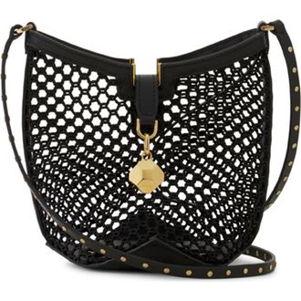 Lanvin Catch By Lanvin Small Bucket Bag In Mesh in Black at Nordstrom