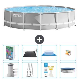 Intex Piscina Prism Frame Redonda - 427x107 Cm - 9-piezas S559