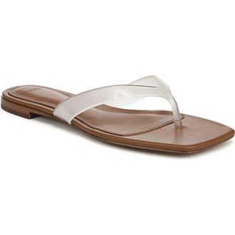 Vince San Juan Flip Flop in Clear at Nordstrom, Size 10